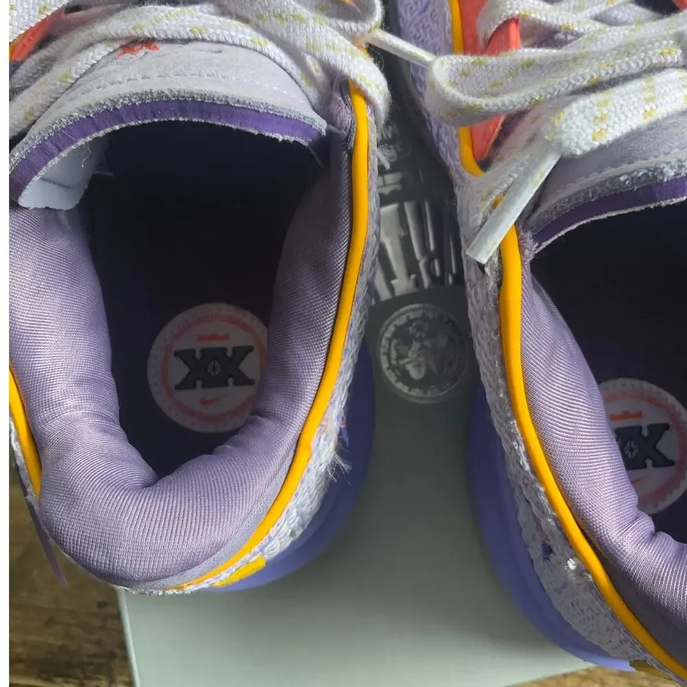 Nike Lebron XX Violet Frost/Metallic Gold Shoes size 5